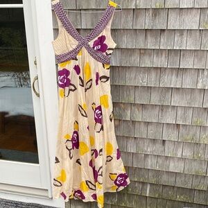 Floral Sleeveless Maxi Dress